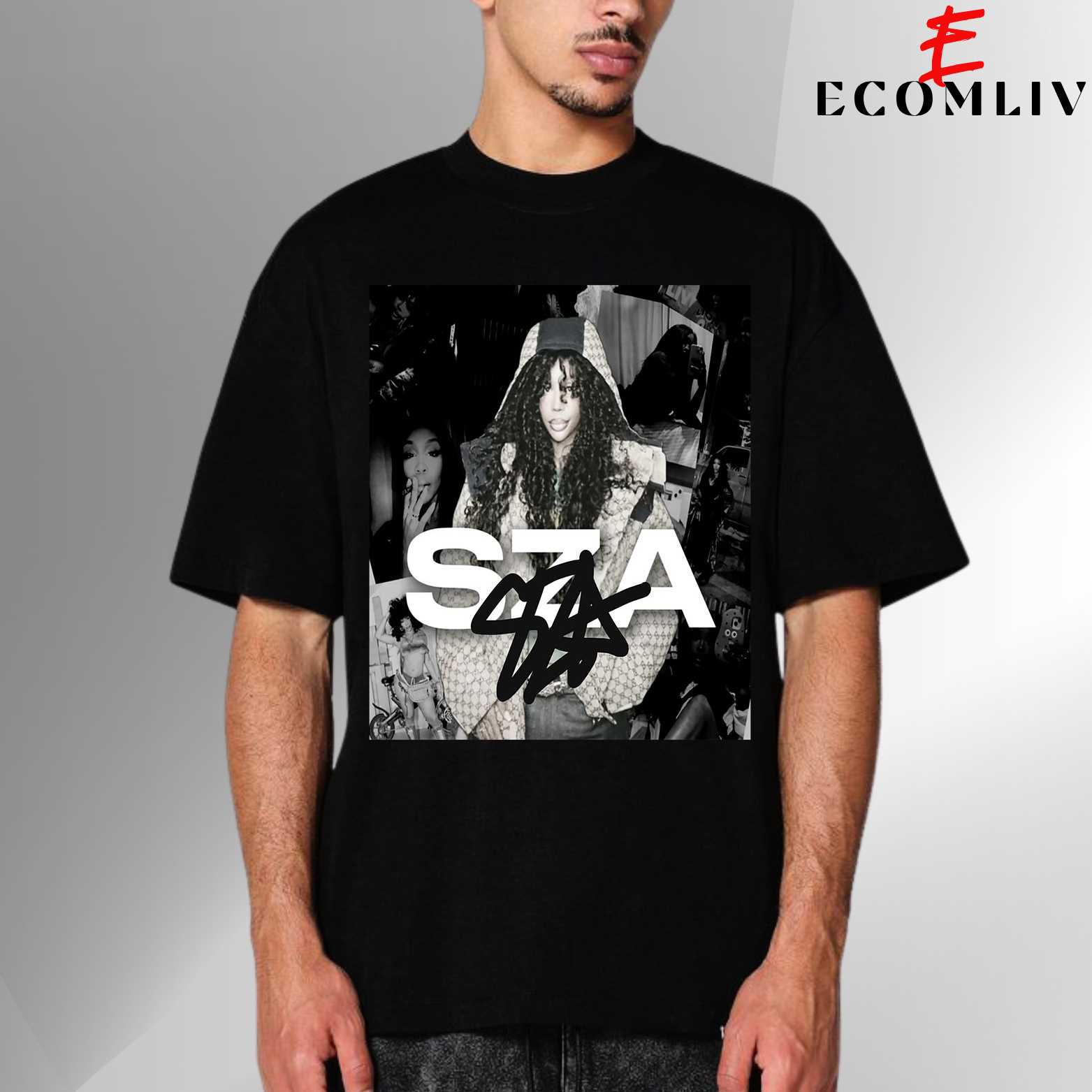 Sza Queen Tee, Stylish Music T-Shirt, Feminine Streetwear